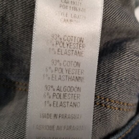 Frame Women Le Garcon Jeans Size 34 Blue Mid Rise Denim Ankle - Picture 9 of 9